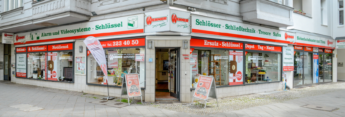 werner sicherheitstechnik eingang am Amtsgerichtsplatz Kantstr. 86 Berlin