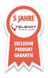 TELENOT 5 Jahre Exclusive Produktgarantie