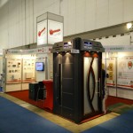 Die Polizeiliche Beratungsstelle als Standnachbar, waren wir in guter Gesellschaft. — – hier: Bautec 2016 Berlin.
