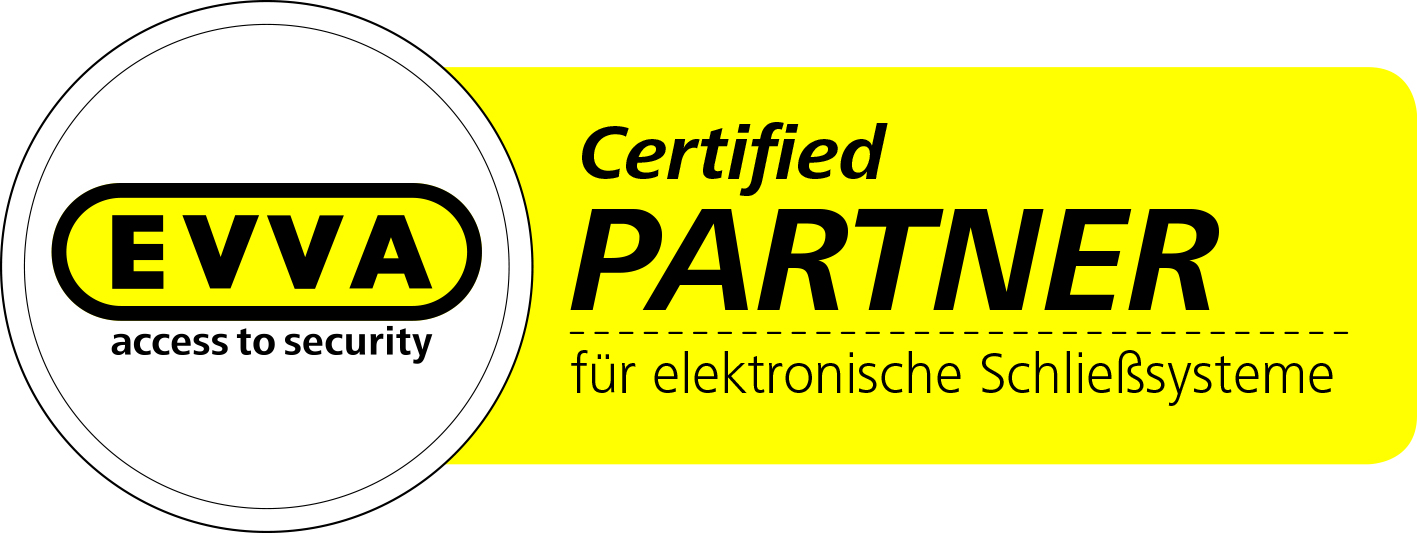 EVVA Zertifizierter Partner für elektronische Schließsysteme