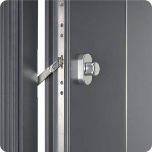 Sicherheitstür Aluminium Haustür mit Sperrbügel