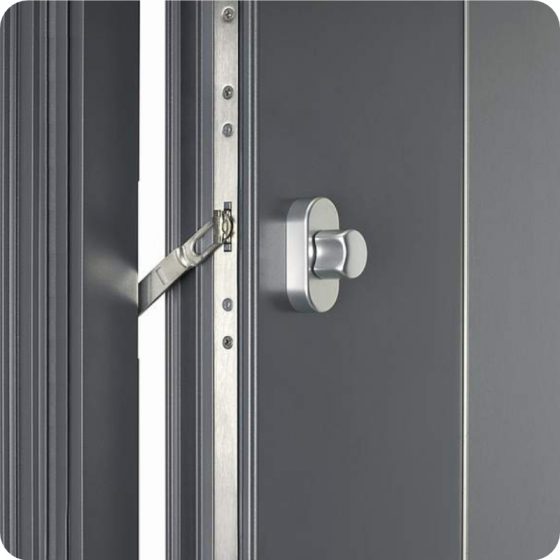 Sicherheitstür Aluminium Haustür mit Sperrbügel Sicherheitstür Aluminium Haustür mit Sperrbügel