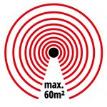 Ein Rauchmelder eignet sich für maximal 60 Quadratmeter